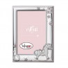 MARCO FOTO PLATA CON CABALLITO ROSA 15X20