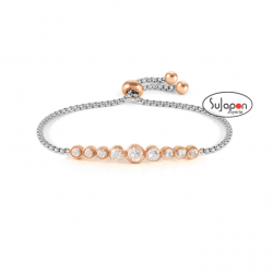 PULSERA CON CRISTALES DE COLOR BLANCO DE NOMINATION