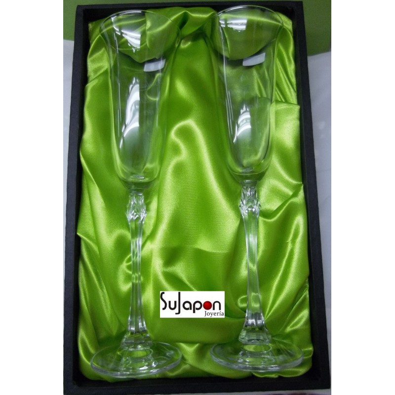 JUEGO DE 2 COPAS CHAMPANG 