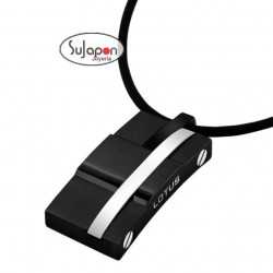 COLGANTE LOTUS STYLE HOMBRE CUERO Y ACERO LS1316-1/2