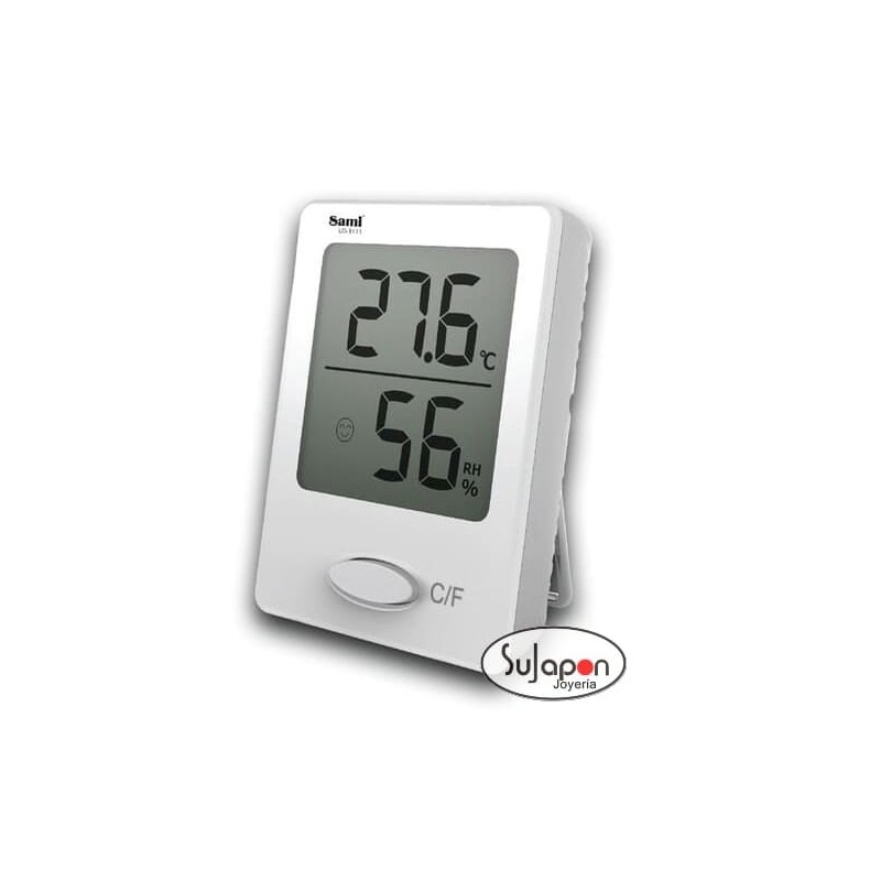 Termómetro e higrómetro digital de interior Sami, pequeño