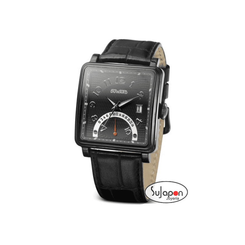 Reloj Duward hombre CUADRADO negro D87023.82