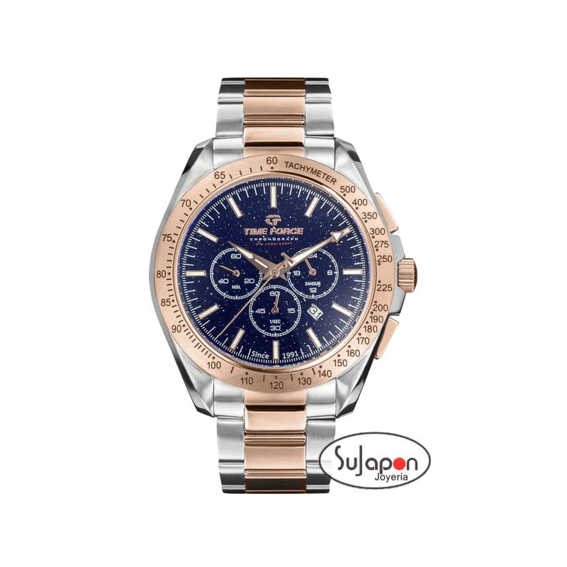 RELOJ TIME FORCE COSMOS INFINITE, HOMBRE DE ACERO