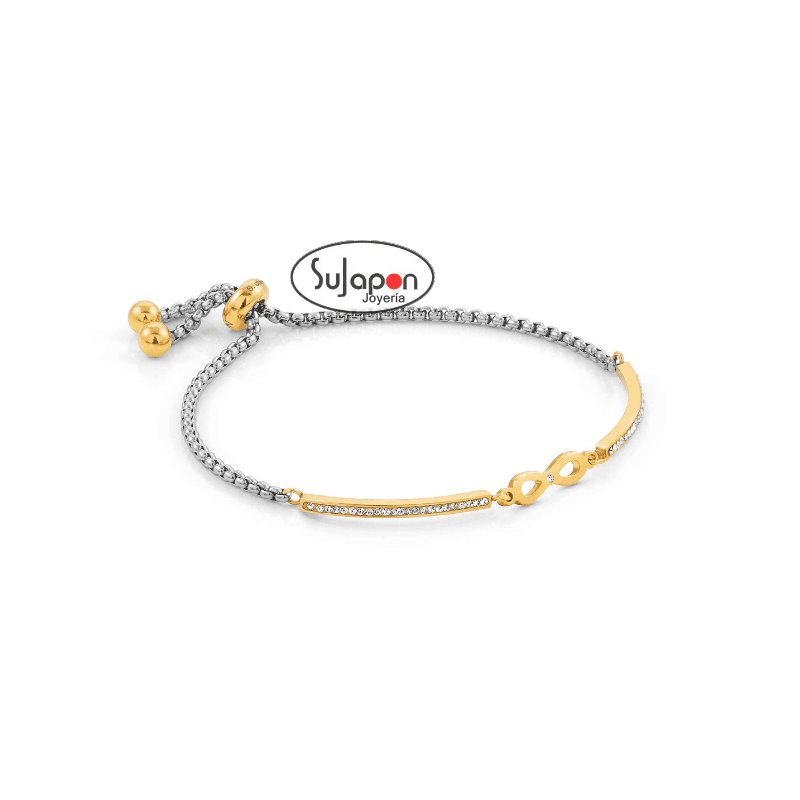 PULSERA MILLELUCI DORADA INFINITO, DE NOMINATION