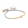 PULSERA MILLELUCI DORADA OJO TURCO, DE NOMINATION