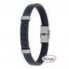 PULSERA  CUERO AZUL MAREA D00103/329