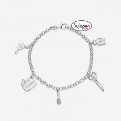 PULSERA PLATA PROFESION PELUQUERA