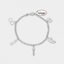 PULSERA PLATA PROFESION ENFERMERA