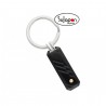 LLAVERO ACERO NEGRO Y ORO LISKA JOYAS GOLD207LL