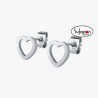 Pendientes de acero corazón Duward Jewells