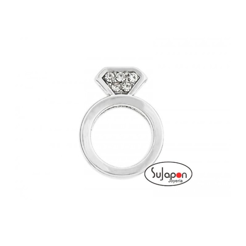 CHARM LISKA DE ANILLO CON CIRCONITAS
