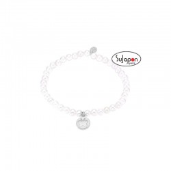 PULSERA PERLAS Y PLATA MAREA CON MARIPOSA DE NÁCAR