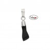 COLGANTE DE PLATA FIGA NEGRA PEQUEÑO