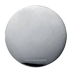 MEDALLÓN DE ACERO Y MURANO VICEROY PARTE DE ATRÁS