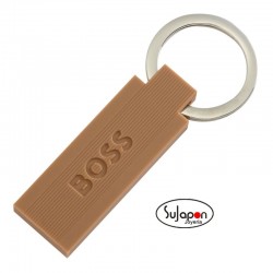 LLAVERO HUGO BOSS EDGE ICONIC CAMEL