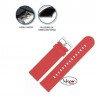 CORREA SILICONA ROJA PARA SMARTWATCH O RELOJ 22MM