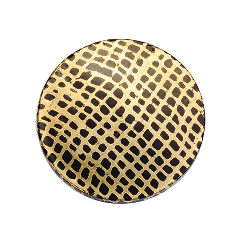 MEDALLÓN DE ACERO Y MURANO VICEROY