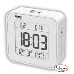 DESPERTADOR DIGITAL SAMI CON TEMPERATURA Y VOLUMEN