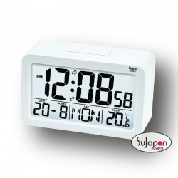 DESPERTADOR DIGITAL SAMI TEMPERATURA Y CALENDARIO