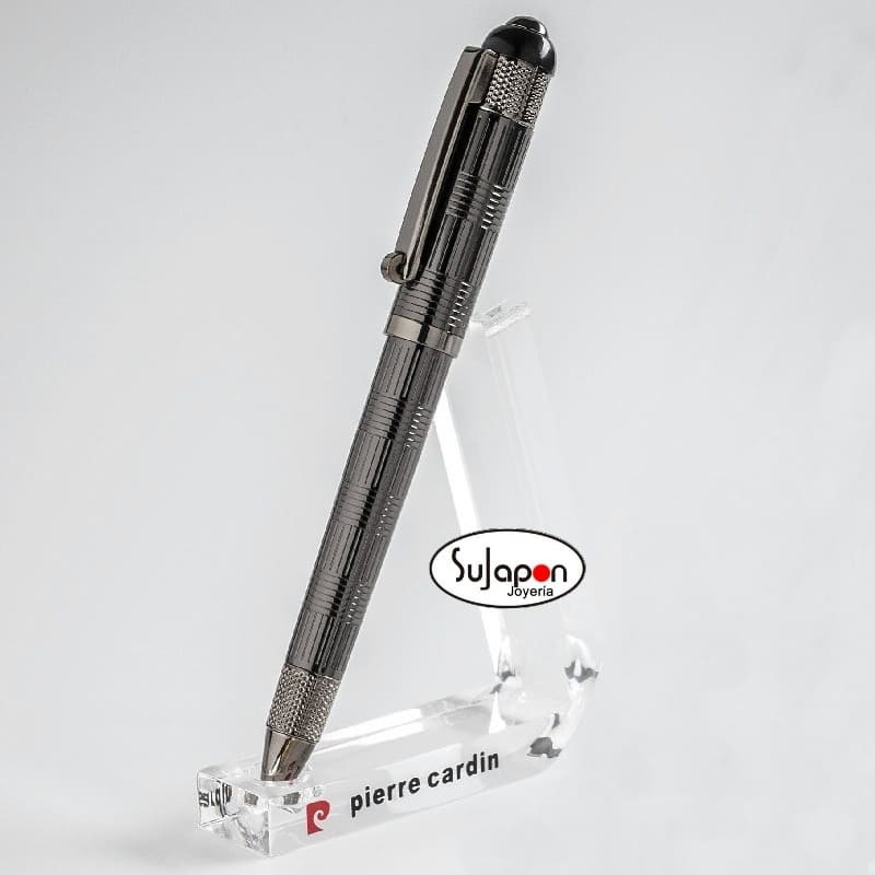 BOLIGRAFO NEGRO PIERRE CARDIN GUN METAL
