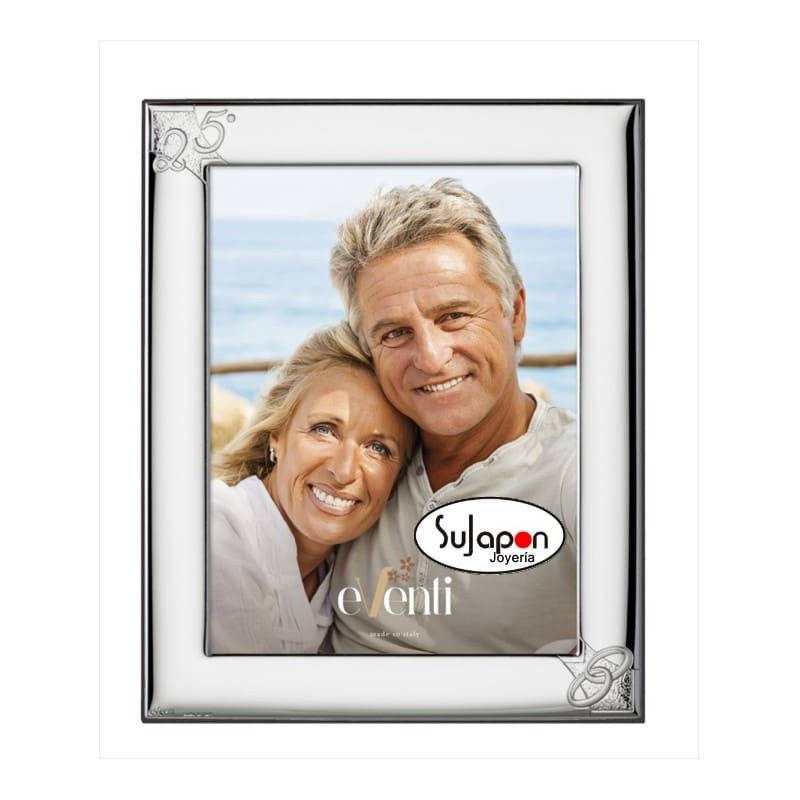 MARCO FOTOS PLATA 20 X 25 con alianzas