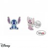 PENDIENTES DISNEY DE PLATA de STITCH y ANGEL