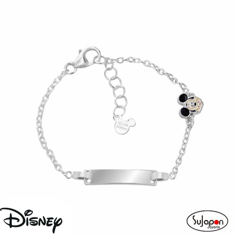 PULSERA TIPO ESCLAVA DISNEY DE PLATA MINNIE MOUSE