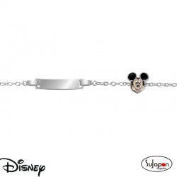 PULSERA TIPO ESCLAVA DISNEY DE PLATA MINNIE MOUSE