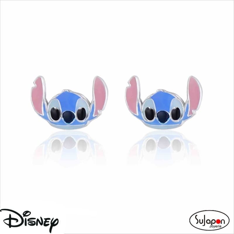 PENDIENTES DISNEY DE PLATA de STITCH