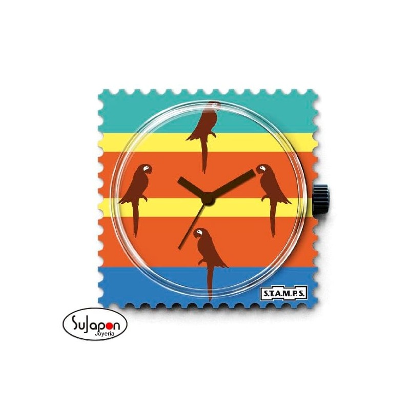 Reloj Stamps Parrot