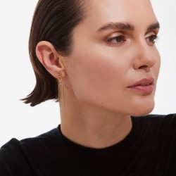 Pendientes plata de eslabones de VICTORIA CRUZ