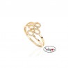 ANILLO ORO CON CIRCONITAS CIRCULOS