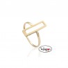 ANILLO ORO CON RECTANGULO