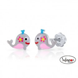 Pendientes Ballena rosca de La Petra