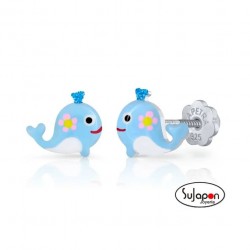 Pendientes Ballena rosca de La Petra