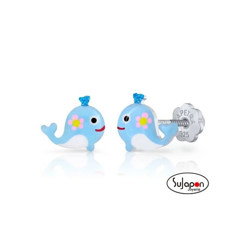 Pendientes Ballena rosca de La Petra