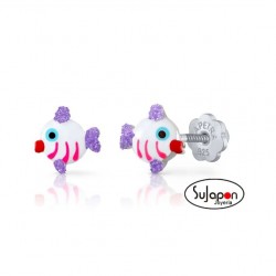 Pendientes Pez Tropical de La Petra