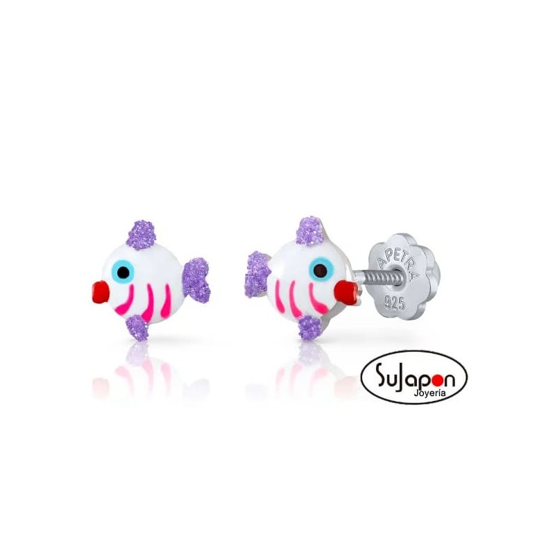 Pendientes Pez Tropical de La Petra