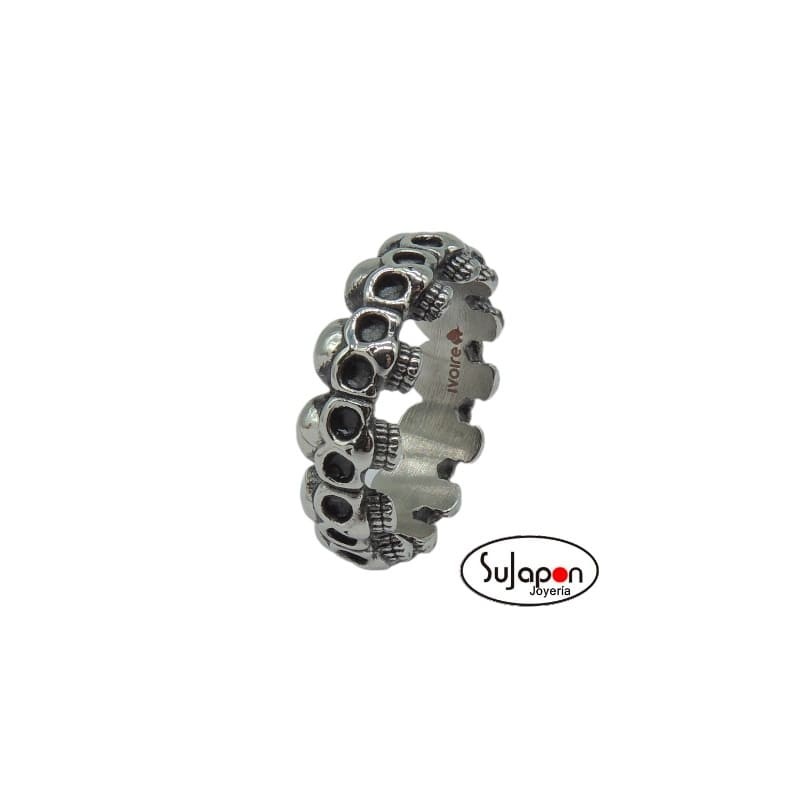 ANILLO ACERO CALAVERAS