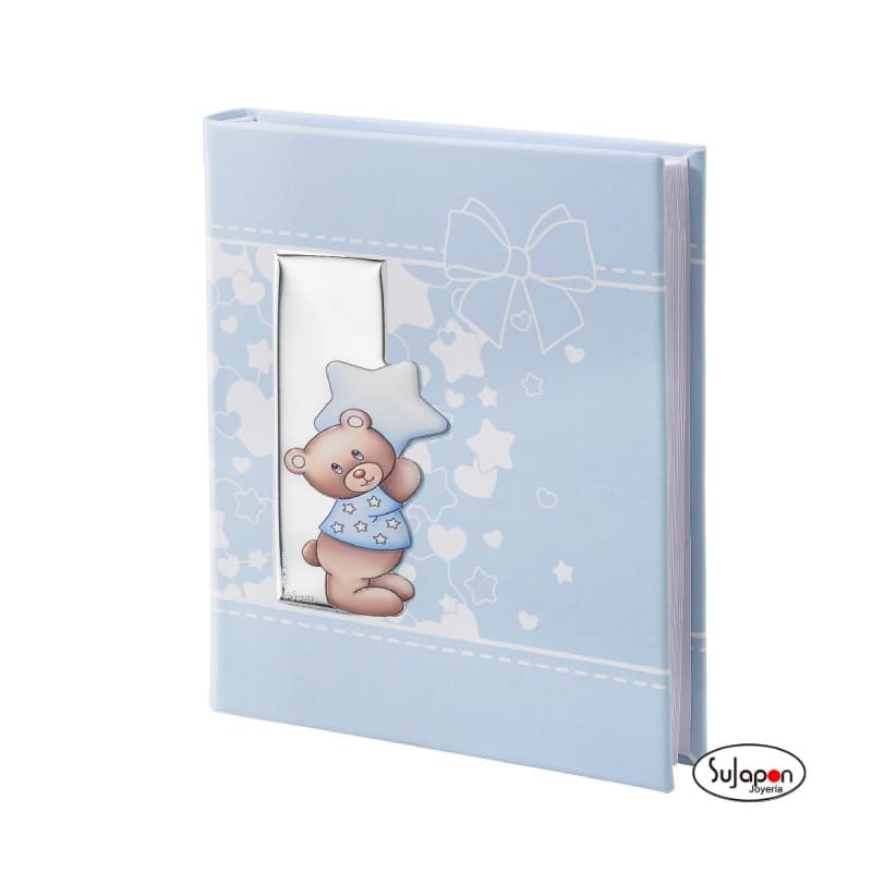 Álbum Infantil azul con ovejitas