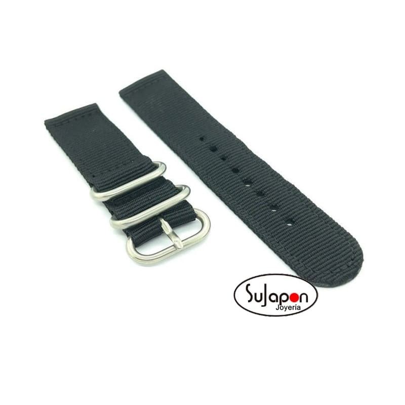 CORREA DE NYLON NEGRA 20 mm.