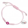 PULSERA CORDÓN ROSA FUN CORAZÓN DE AGATHA RUIZ DE LA PRADA