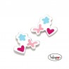 PENDIENTES MINICHARMS ROSCA TRIO MARIPOSA DE AGATHA RUIZ DE LA PRADA