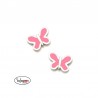 PENDIENTES NEWBEBE ROSCA MARIPOSA ROSA DE AGATHA RUIZ DE LA PRADA