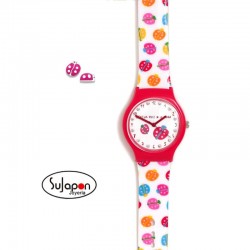 RELOJ FLIP CON CIRCONITAS+ PENDIENTES MARIQUITA AGATHA RUIZ DE LA PRADA