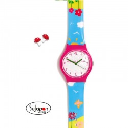 RELOJ FLIP BOTÁNICA+ PENDIENTES SETA AGATHA RUIZ DE LA PRADA