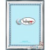 Marco de foto de plata infantil "I love milk" 13 x 18 azul