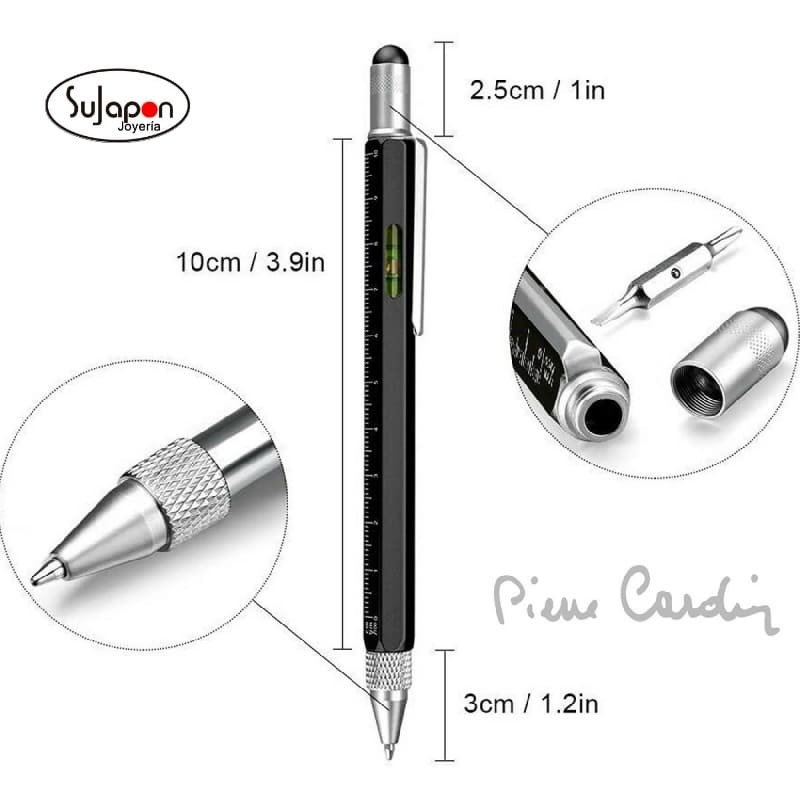 BOLIGRAFO PIERRE CARDIN CON MEDIDOR Y NIVEL