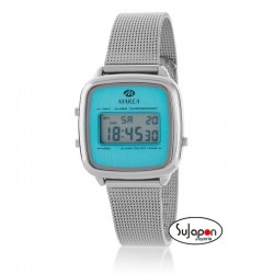 RELOJ MAREA MUJER DIGITAL AZUL DE ACERO B35363/3