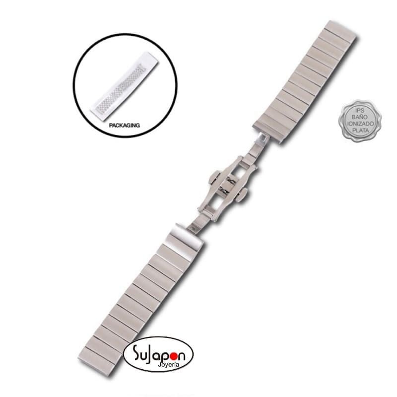 CORREA DE ACERO 18 mm. CIERRE MARIPOSA